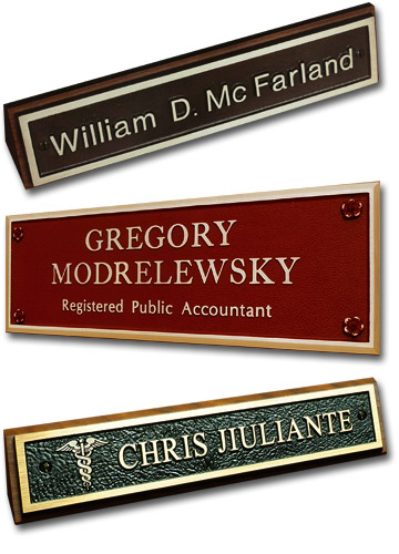 Brass Nameplates