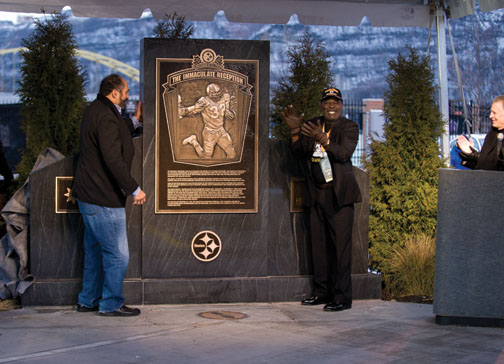 Franco Harris and Frenchy Fuqua